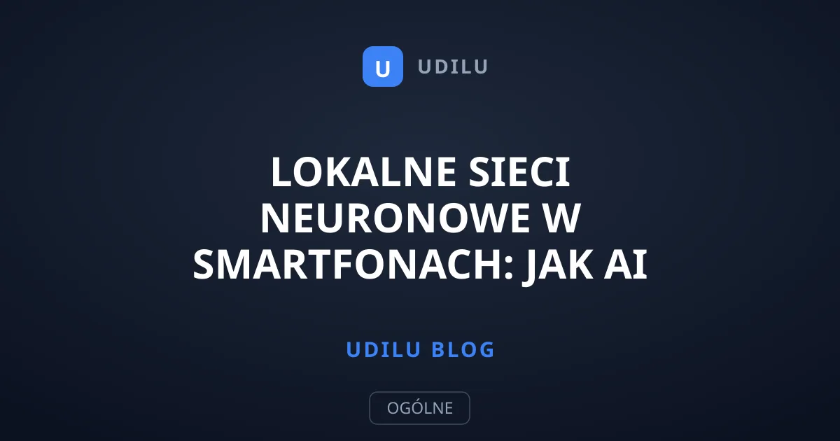Lokalne sieci neuronowe w smartfonach: Jak AI wycisza hałas?